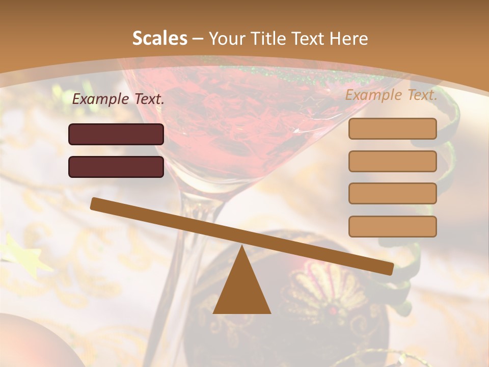 Gin Liqueur Juice PowerPoint Template