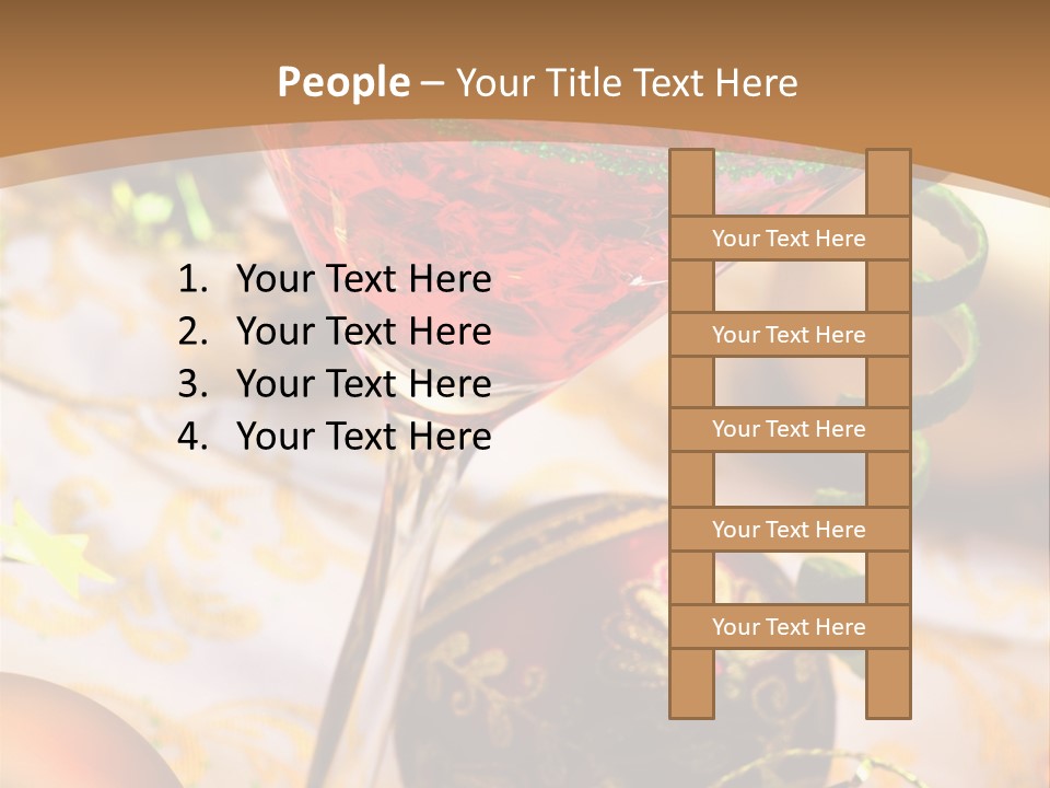 Gin Liqueur Juice PowerPoint Template