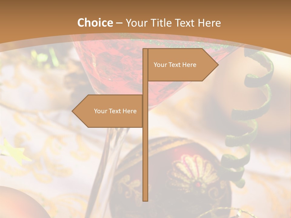 Gin Liqueur Juice PowerPoint Template