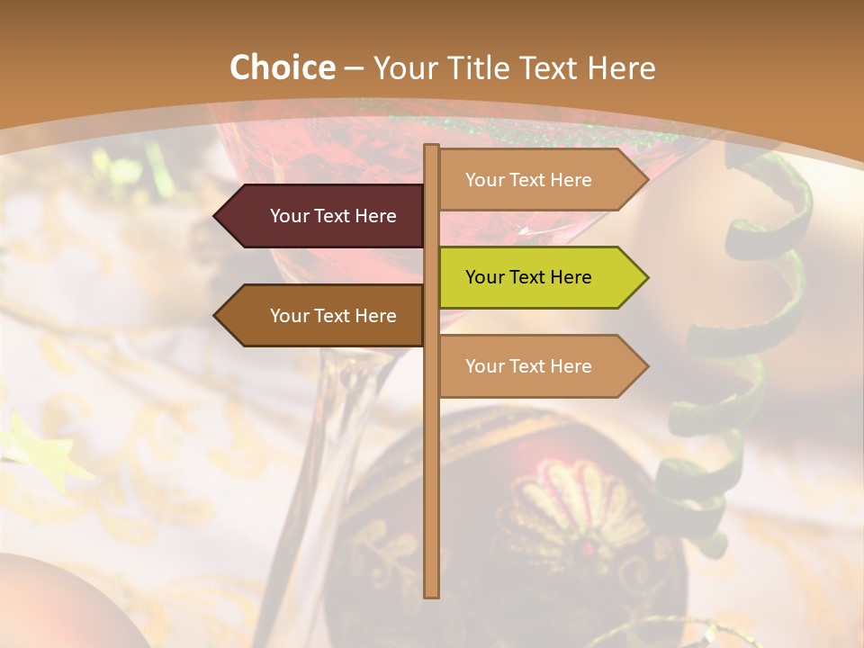 Gin Liqueur Juice PowerPoint Template