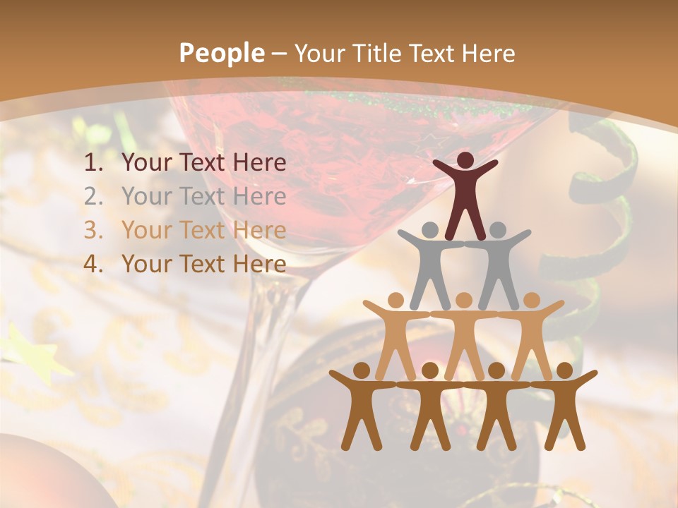 Gin Liqueur Juice PowerPoint Template