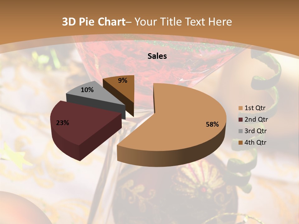 Gin Liqueur Juice PowerPoint Template