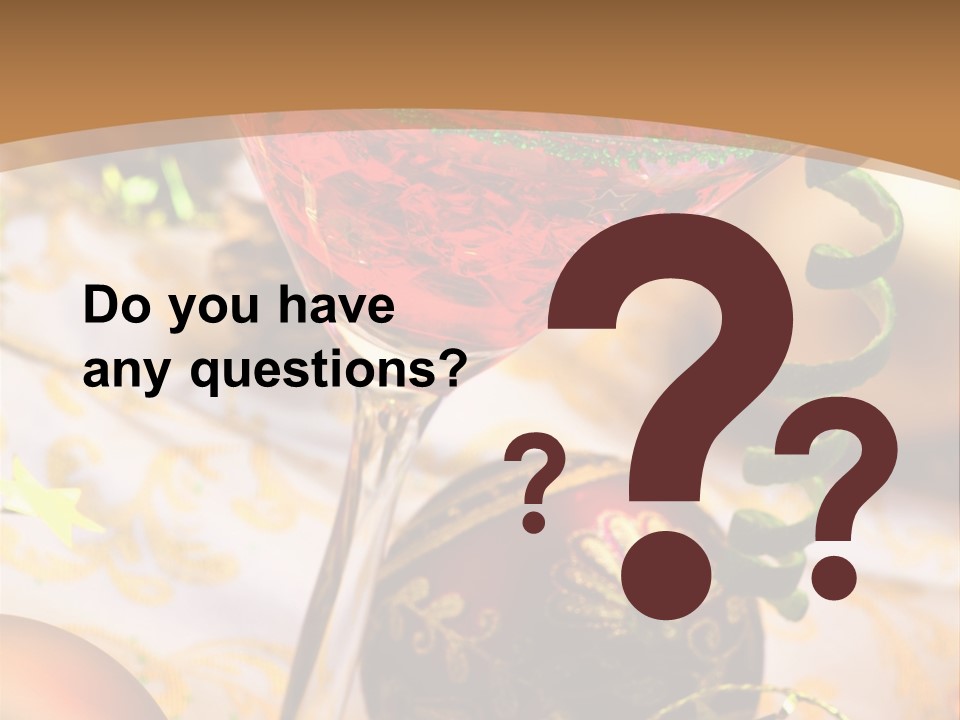 Gin Liqueur Juice PowerPoint Template