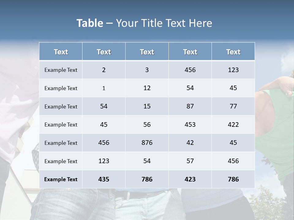 A Group Of People Standing Next To Each Other PowerPoint Template