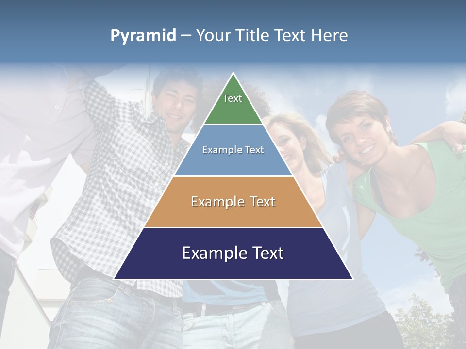 A Group Of People Standing Next To Each Other PowerPoint Template