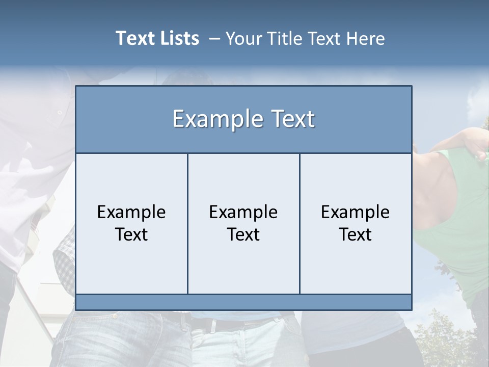 A Group Of People Standing Next To Each Other PowerPoint Template