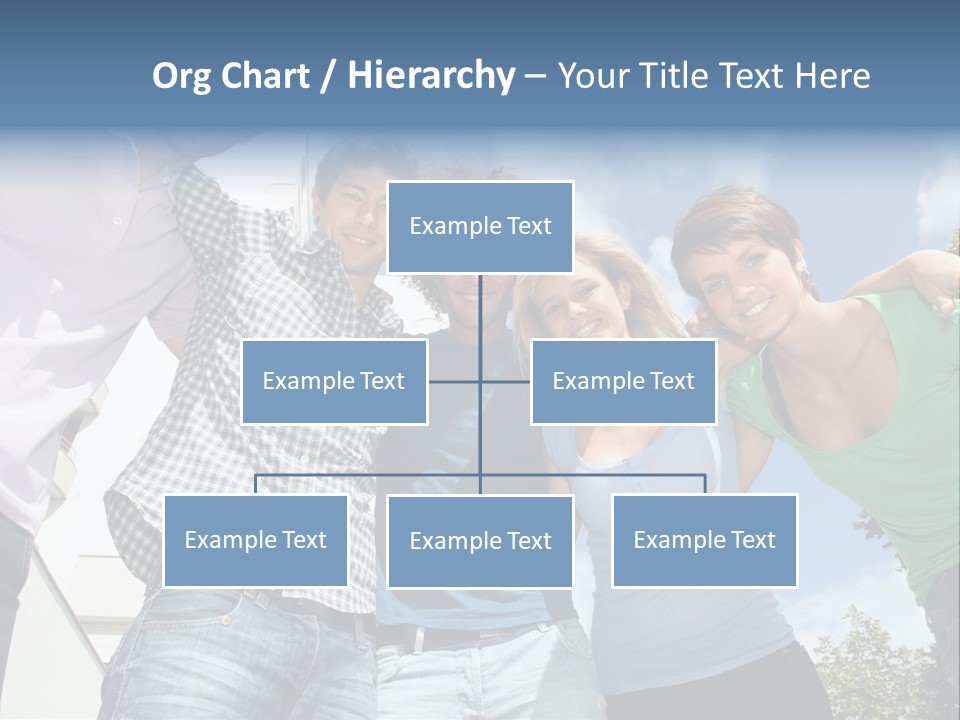 A Group Of People Standing Next To Each Other PowerPoint Template