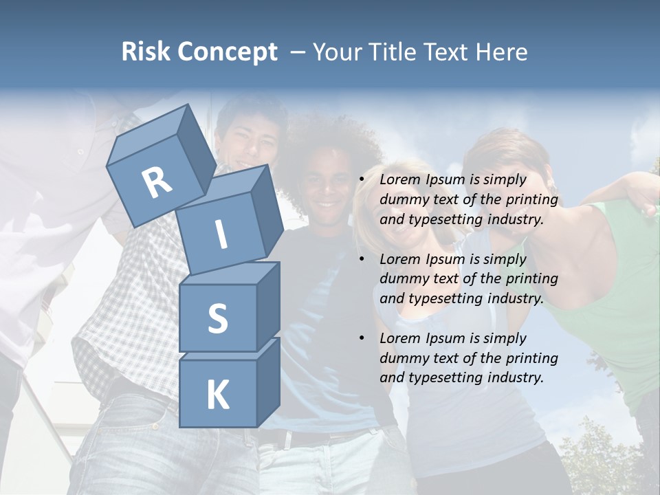 A Group Of People Standing Next To Each Other PowerPoint Template