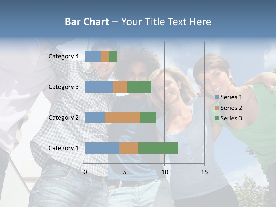 A Group Of People Standing Next To Each Other PowerPoint Template