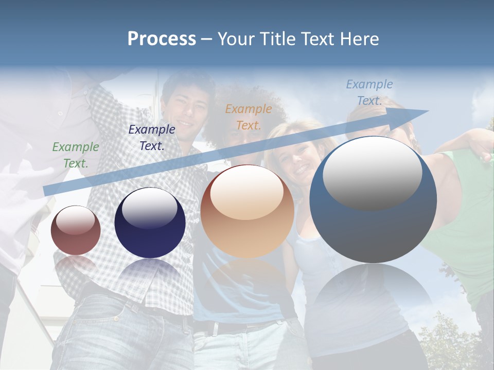 A Group Of People Standing Next To Each Other PowerPoint Template