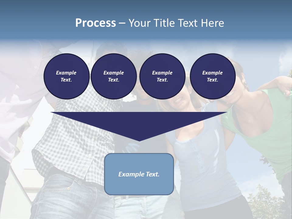 A Group Of People Standing Next To Each Other PowerPoint Template