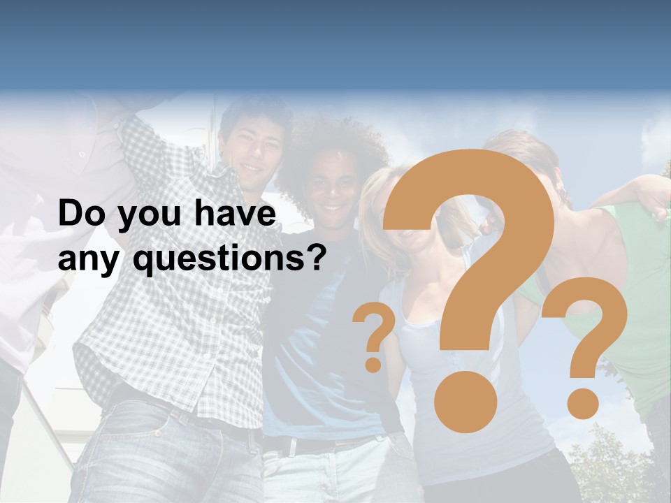 A Group Of People Standing Next To Each Other PowerPoint Template