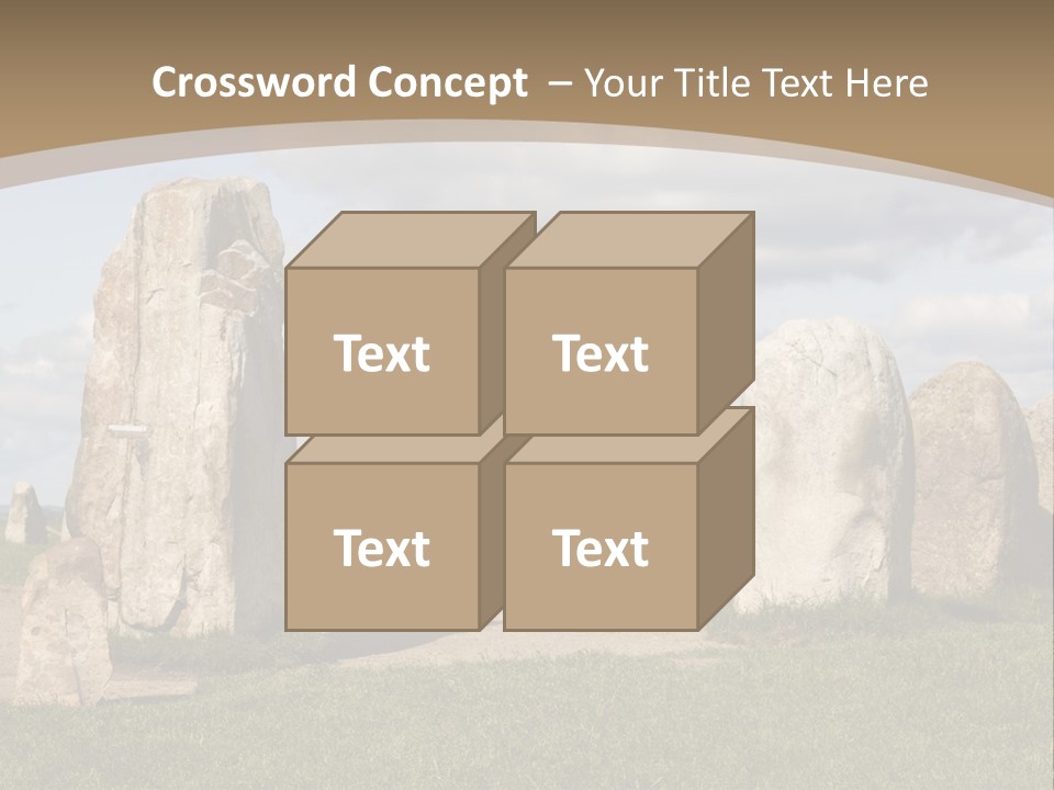 Travelling Meadow Outdoors PowerPoint Template