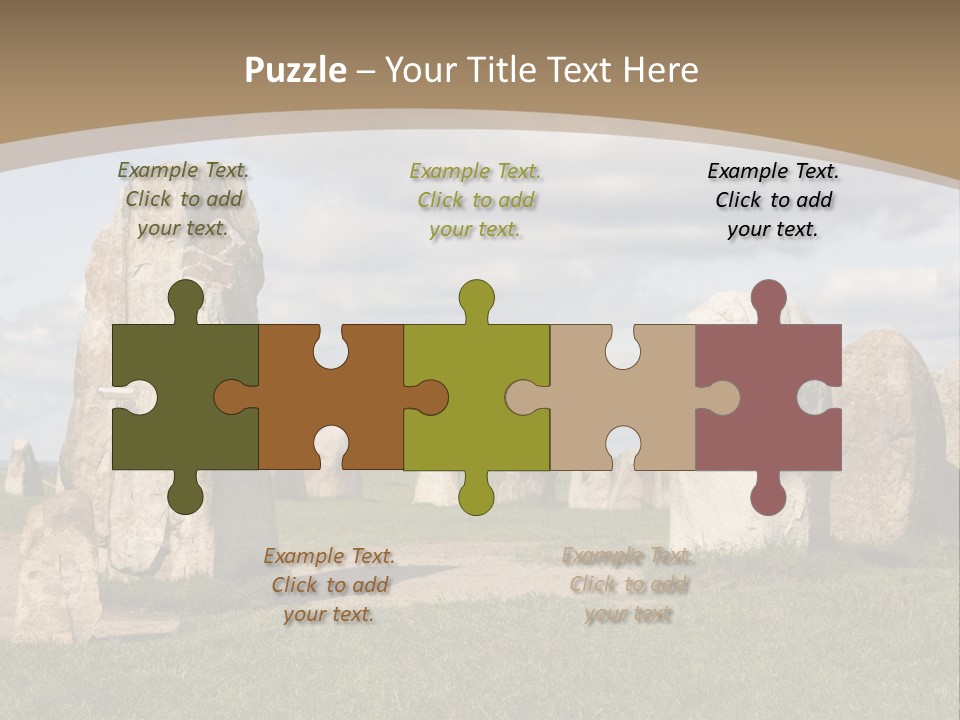 Travelling Meadow Outdoors PowerPoint Template