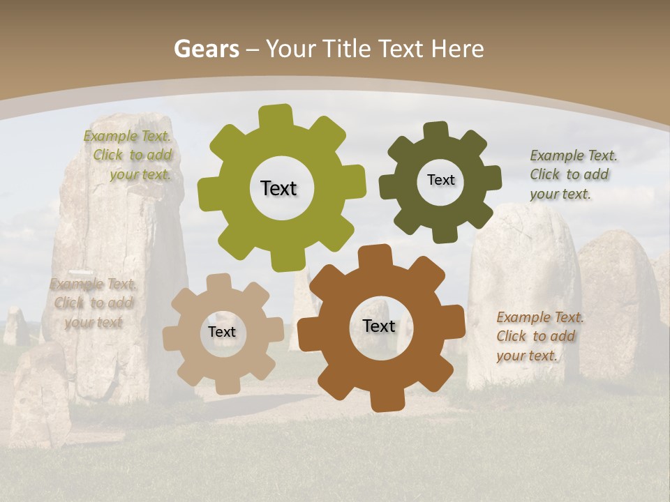 Travelling Meadow Outdoors PowerPoint Template