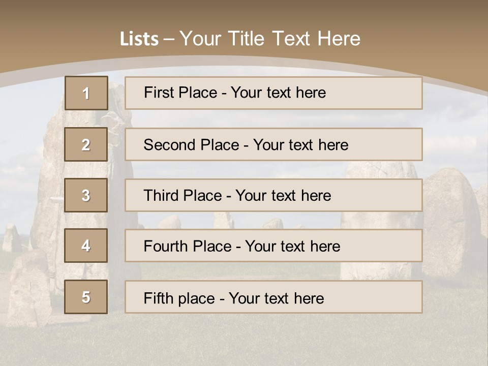 Travelling Meadow Outdoors PowerPoint Template