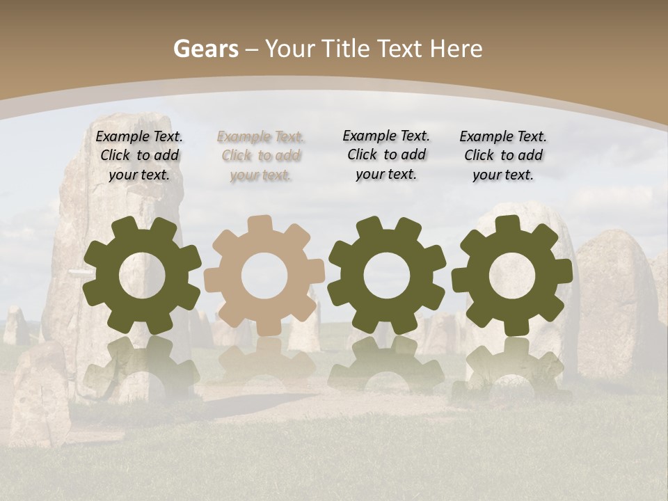 Travelling Meadow Outdoors PowerPoint Template