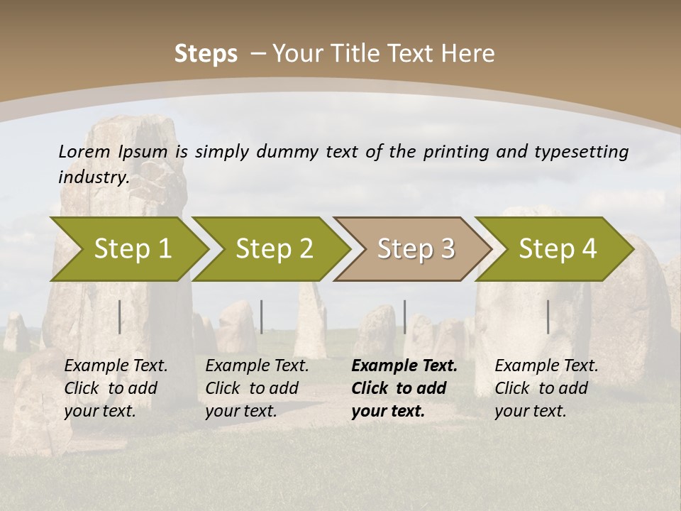 Travelling Meadow Outdoors PowerPoint Template