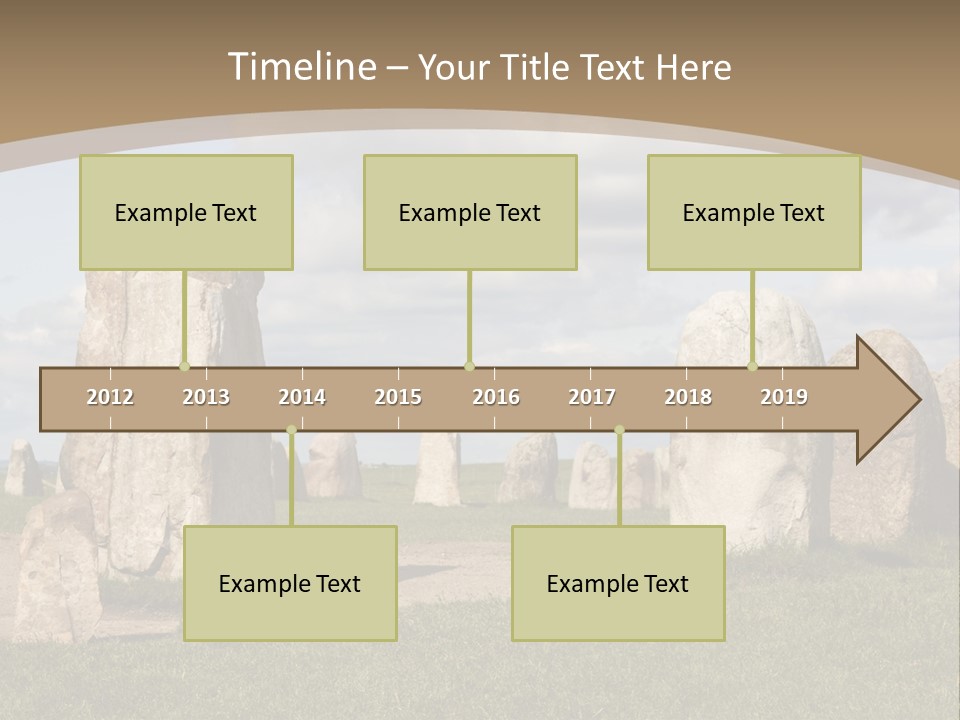 Travelling Meadow Outdoors PowerPoint Template