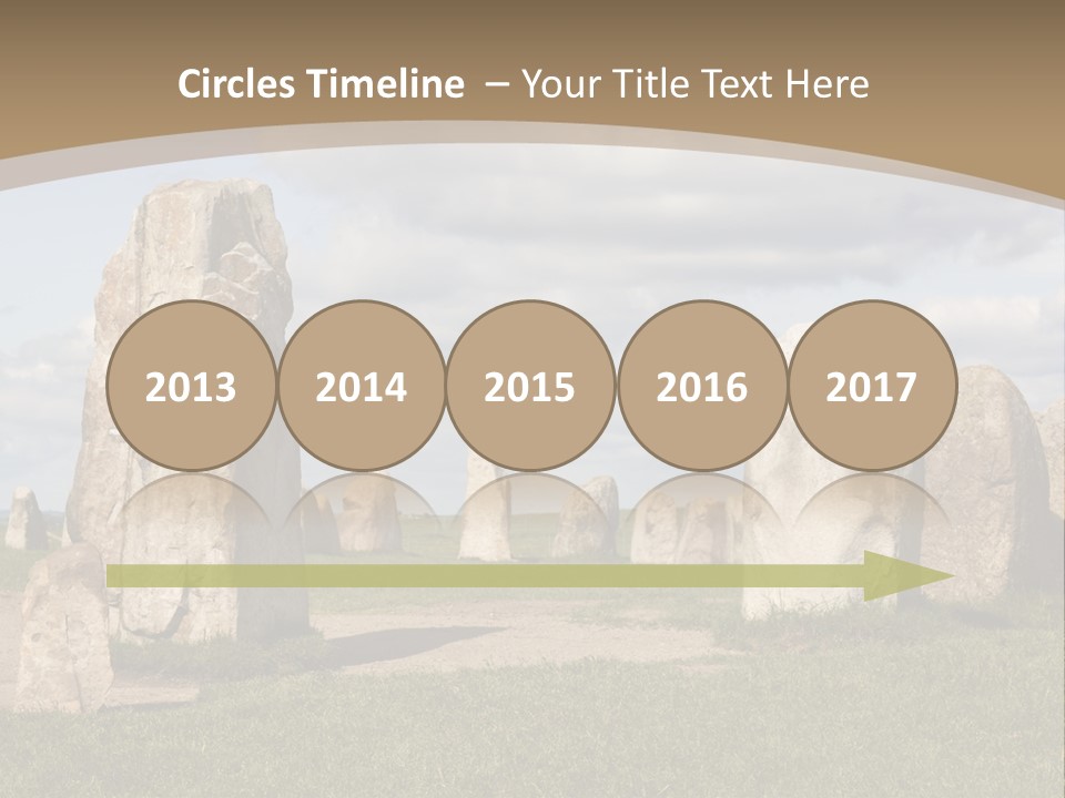 Travelling Meadow Outdoors PowerPoint Template