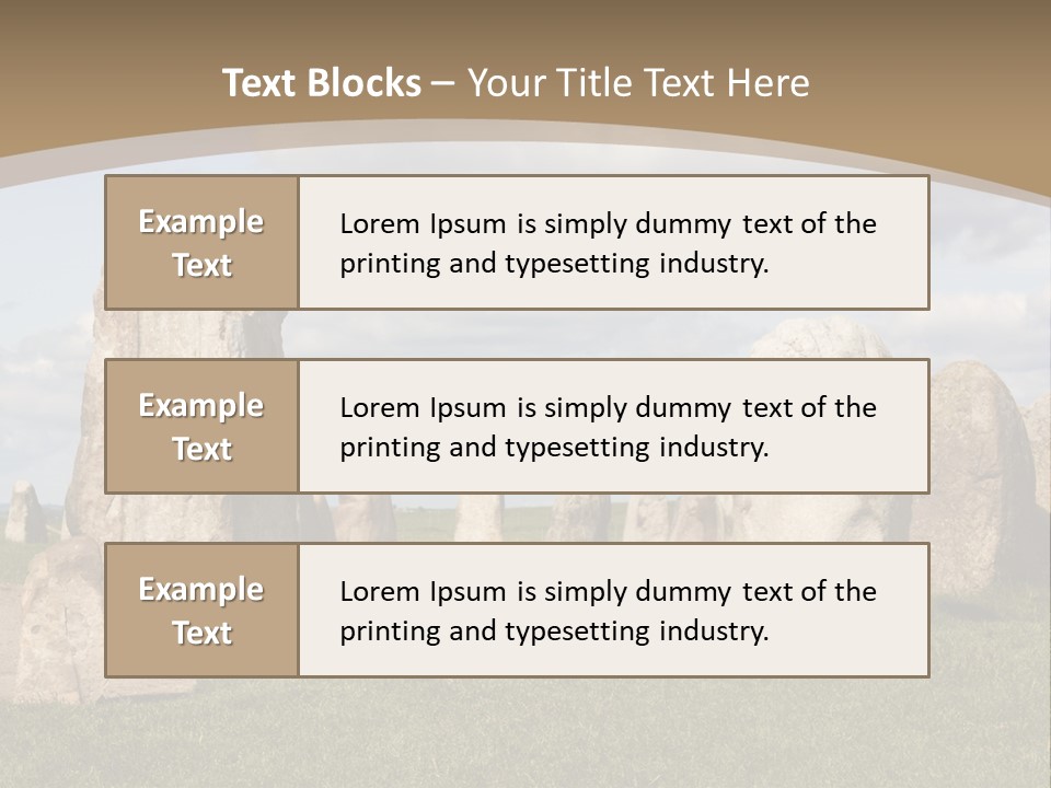 Travelling Meadow Outdoors PowerPoint Template