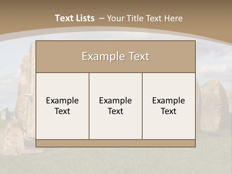 Travelling Meadow Outdoors PowerPoint Template