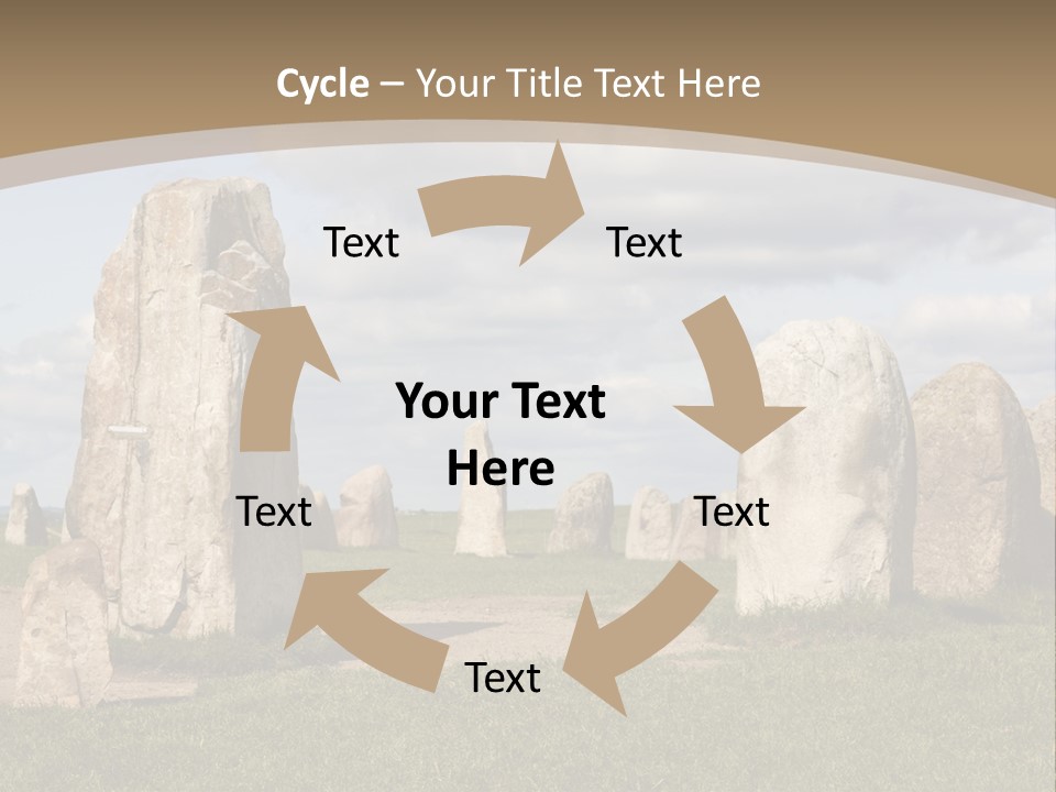 Travelling Meadow Outdoors PowerPoint Template