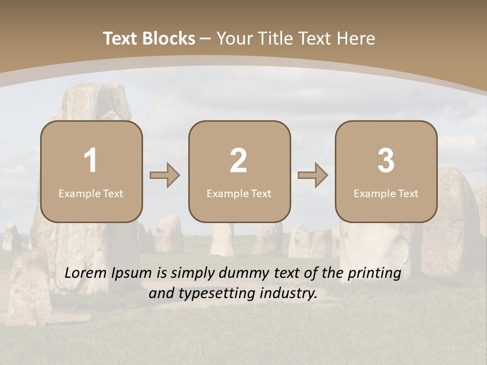 Travelling Meadow Outdoors PowerPoint Template