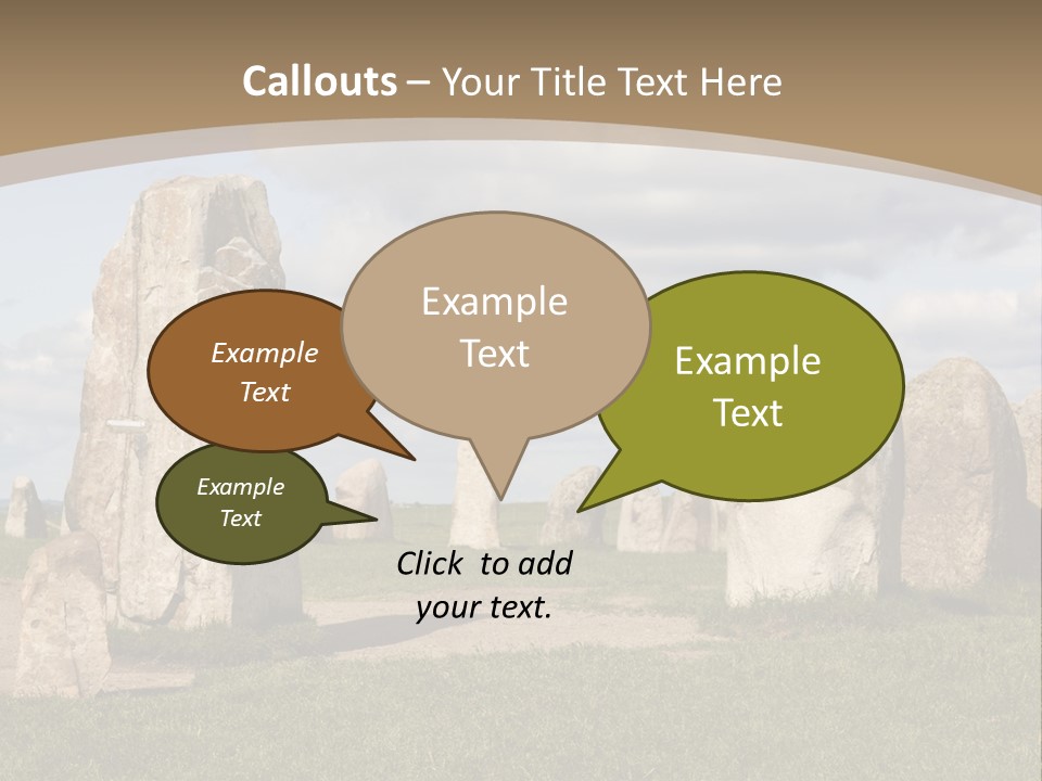 Travelling Meadow Outdoors PowerPoint Template