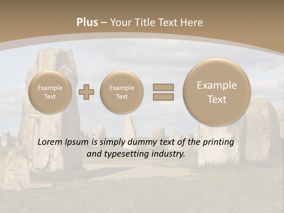 Travelling Meadow Outdoors PowerPoint Template