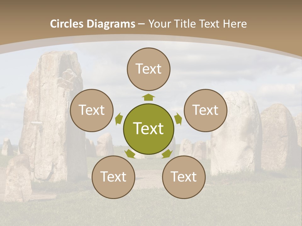 Travelling Meadow Outdoors PowerPoint Template