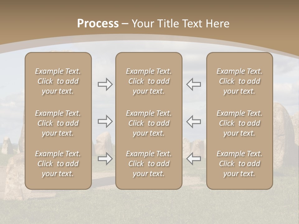 Travelling Meadow Outdoors PowerPoint Template