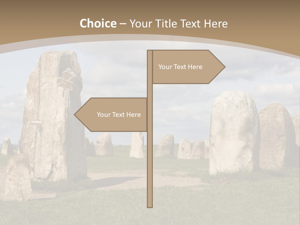 Travelling Meadow Outdoors PowerPoint Template