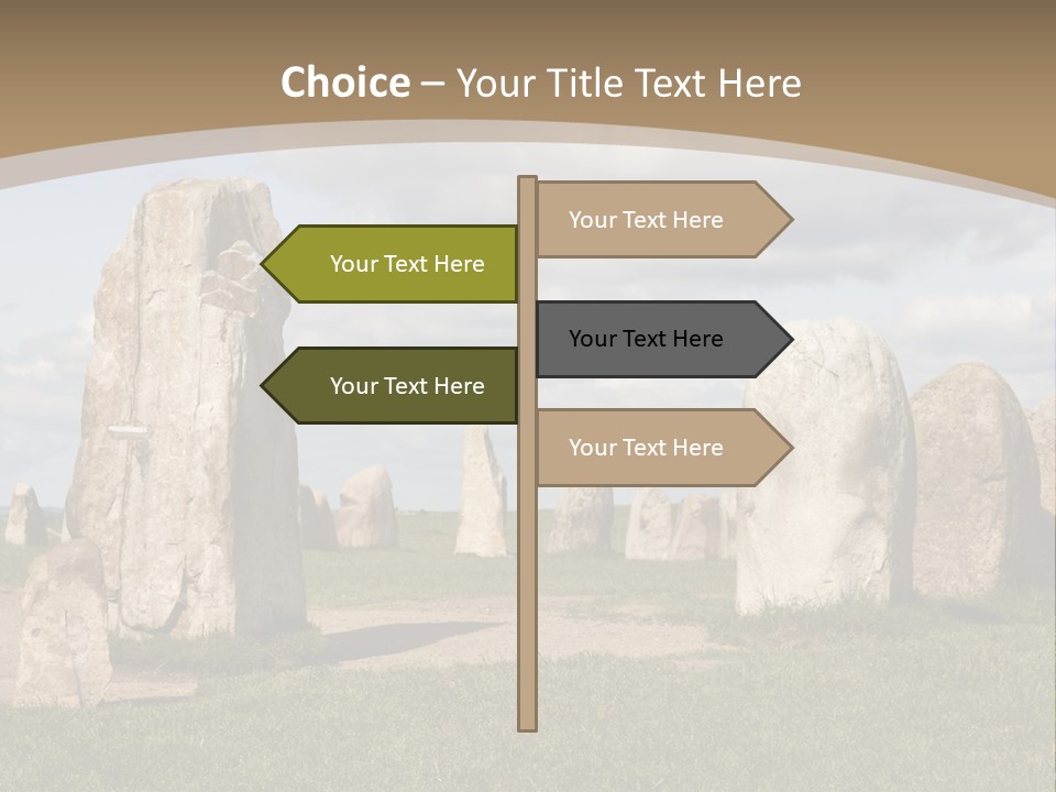 Travelling Meadow Outdoors PowerPoint Template