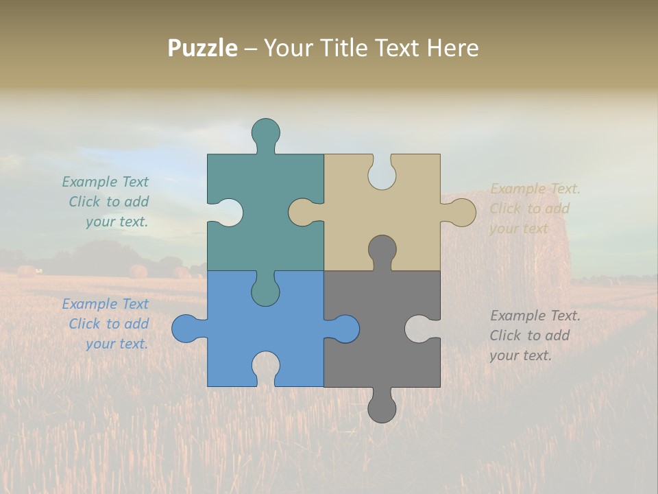 Stump Bale Cutting PowerPoint Template
