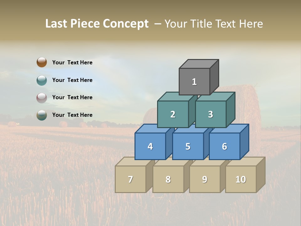 Stump Bale Cutting PowerPoint Template