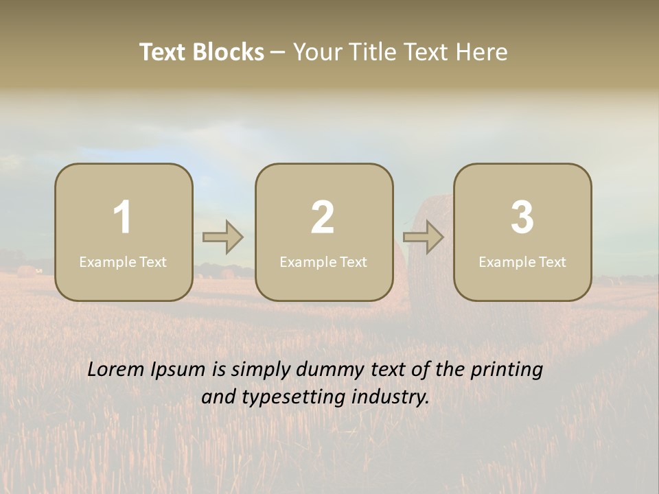 Stump Bale Cutting PowerPoint Template