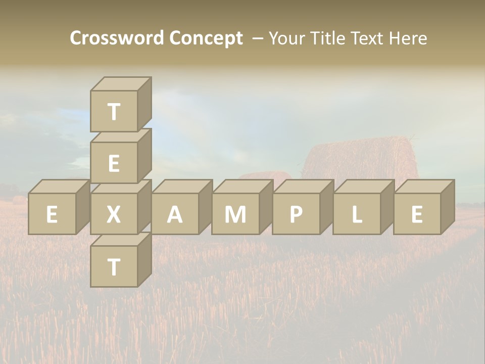Stump Bale Cutting PowerPoint Template
