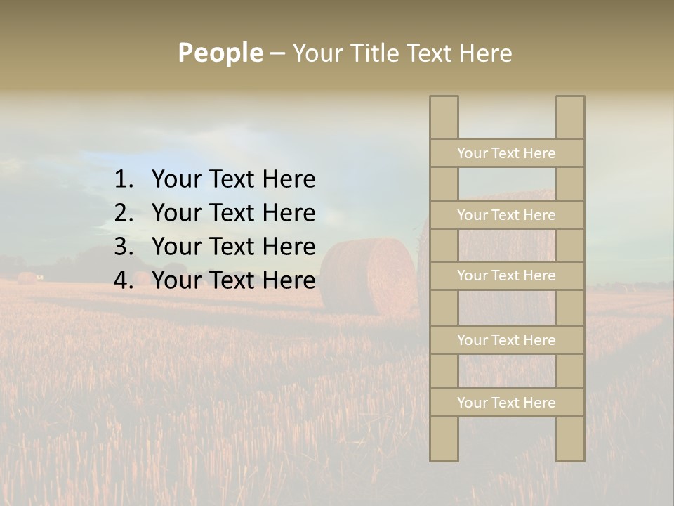 Stump Bale Cutting PowerPoint Template