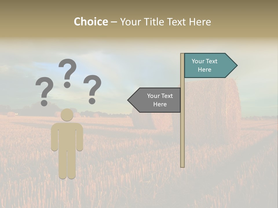 Stump Bale Cutting PowerPoint Template