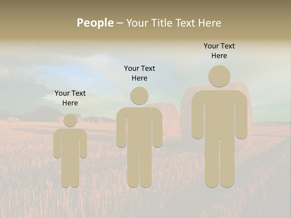 Stump Bale Cutting PowerPoint Template