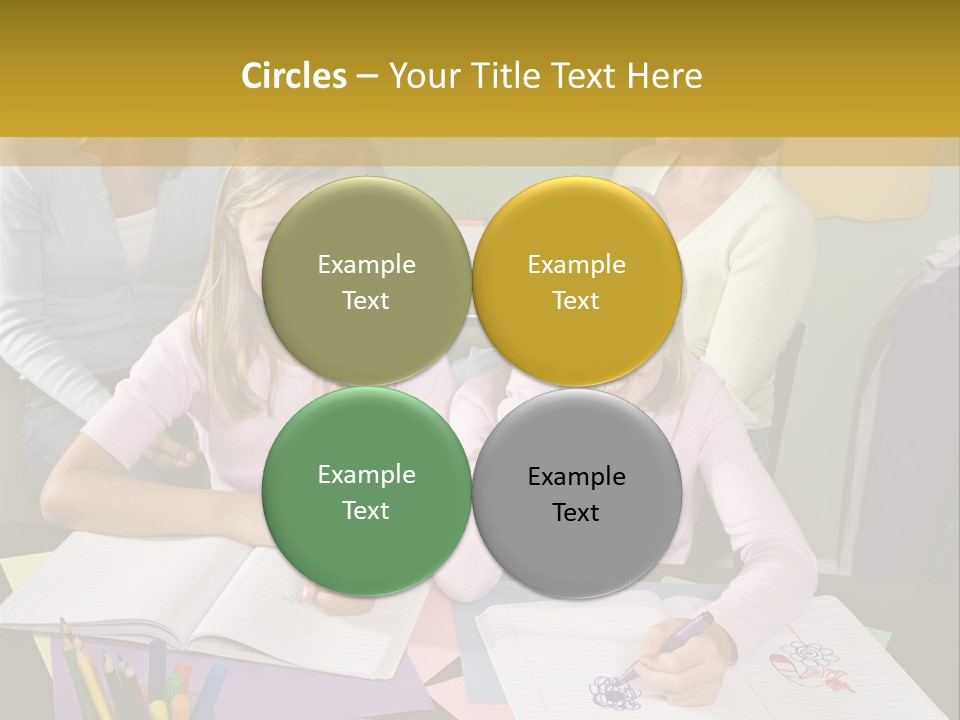 Education Children Smiling PowerPoint Template