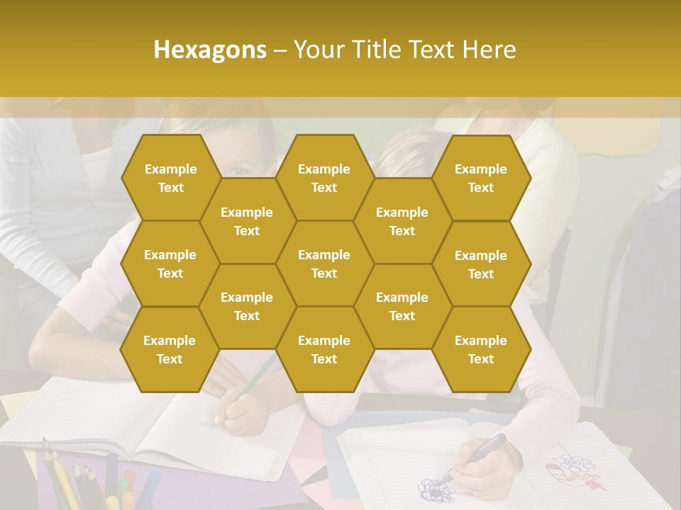 Education Children Smiling PowerPoint Template