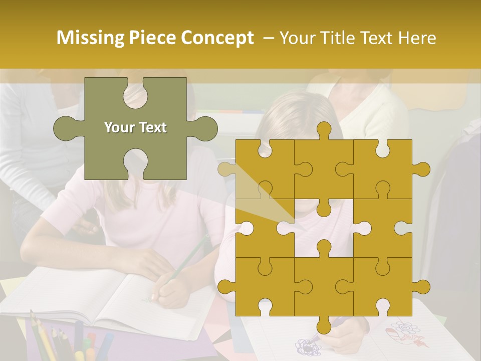 Education Children Smiling PowerPoint Template