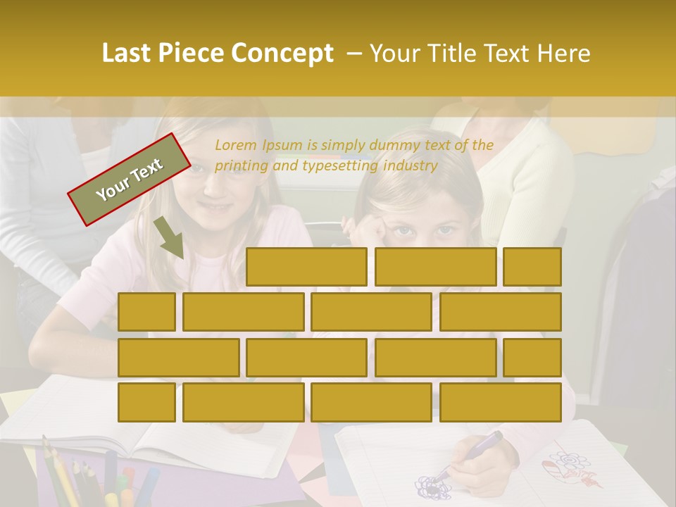 Education Children Smiling PowerPoint Template