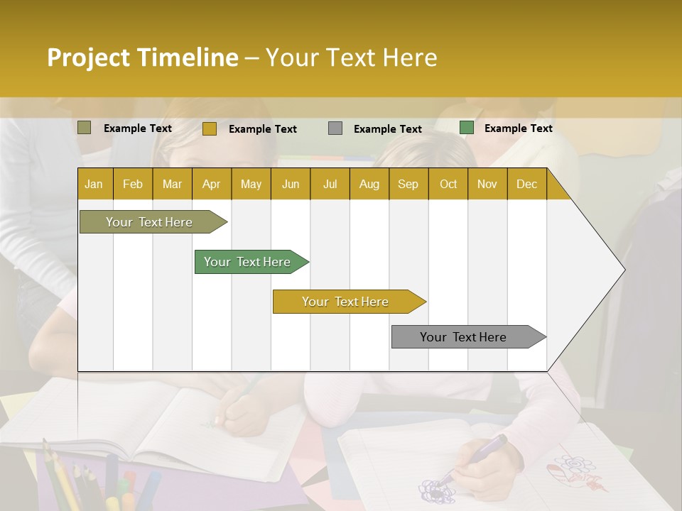 Education Children Smiling PowerPoint Template