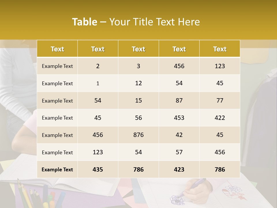 Education Children Smiling PowerPoint Template