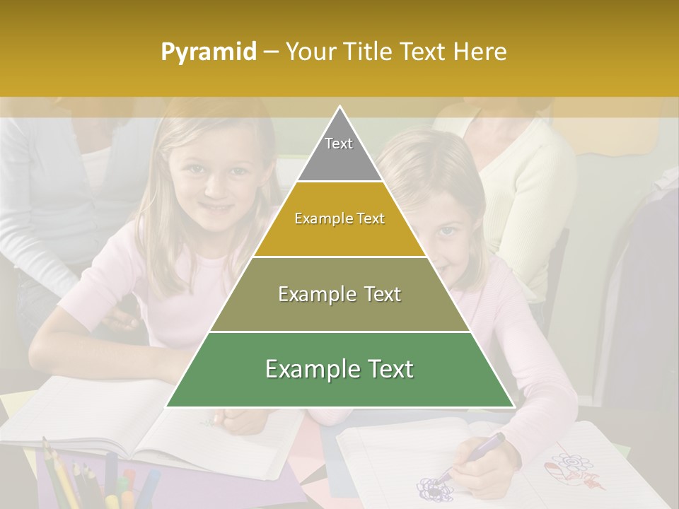 Education Children Smiling PowerPoint Template