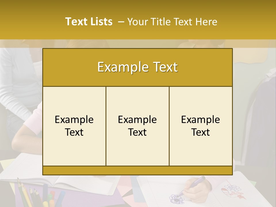 Education Children Smiling PowerPoint Template