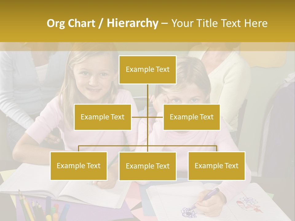 Education Children Smiling PowerPoint Template